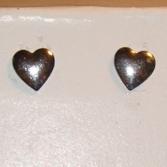 Other - Beautiful Silver Heart Earrings